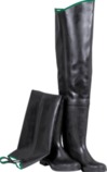 Buty wodery rybackie Guma czarne FAGUM STOMIL POLSKIE 819