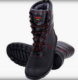 Buty ocieplane wysokie  skórzane bezpieczne BRWINTER BC