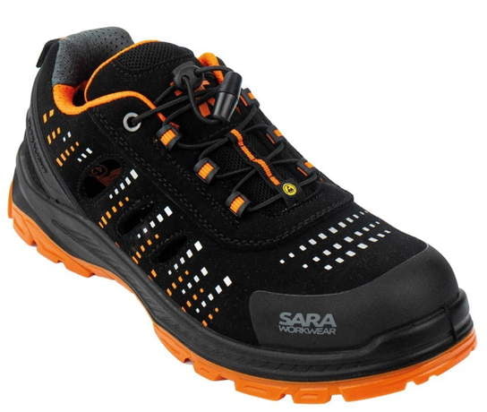 Sandały bezpieczne BREDA ORANGE S1PS FO SC SR ESD