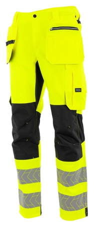 Spodnie do pasa monterskie MONTER HI-VIS