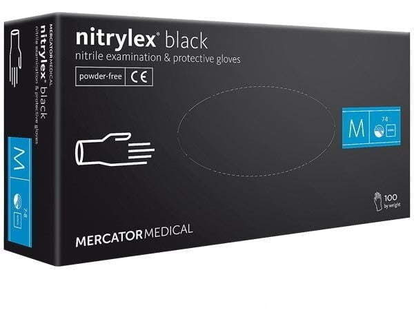 Rękawice nitrylowe czarne RMM-NITBLACK