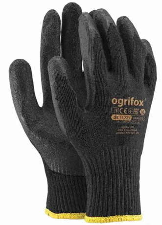 Rękawice Robocze typu dragon czarne mocne OX DRAGOS BB