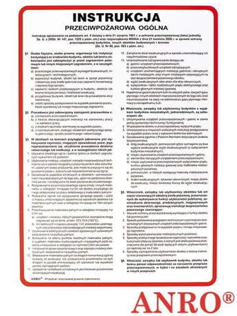 Instrukcja Przeciwpożarowa Ogólna