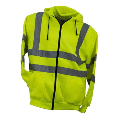Bluza Z Kapturem URG HV YELLOW