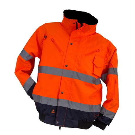 Kurtka Ocieplana 3in1 Odblaskowa ORANGE