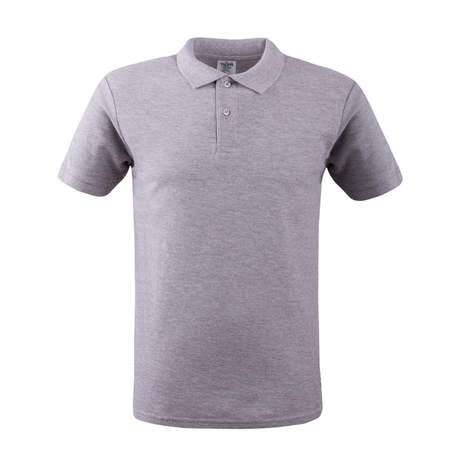 Polo Męskie MPS180 SZARY MELANŻ