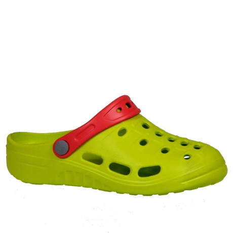 Klapek Damski 53650 EVA limonka-róż