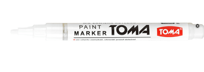 Marker Olejowy Toma biały