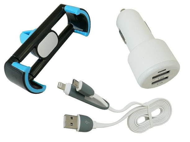 Rozgałęziacz Ładowarka z Zestawem - SMARTPHON SET