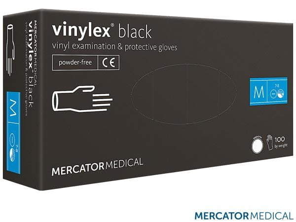 Rękawice vinylowe czarne RMM-VINYLEX-PF