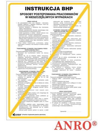 Tablica Nieszczęśliwe Wypadki ZZ-IB03P 200x280