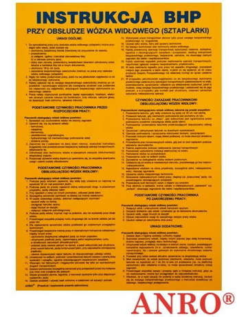 Znak Instrukcja Obsługi widlaka