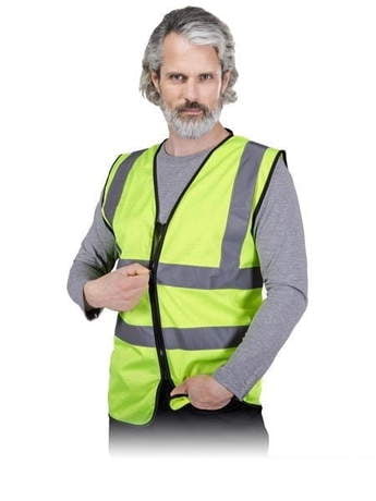 Kamizelka Odblaskowa KOS-MESHZIP YB
