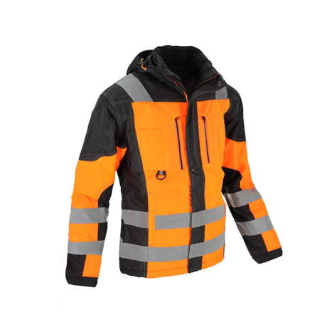 Kurtka ocieplana z odblaskami pomarańczowa LOGIC ORANGE