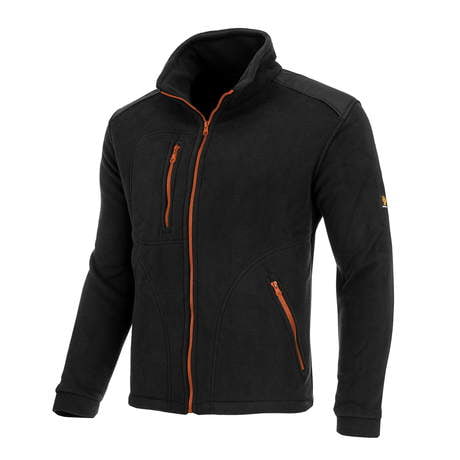 POLAR 350G CZARNY + POMARAŃCZOWY WZMOCNIONY