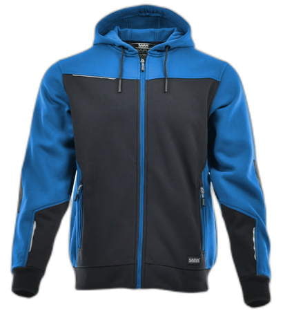 Bluza z kapturem rozpinana COMFORT PLUS N+CZ