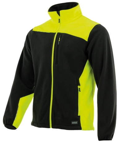 Ciepły Polar COMFORT PLUS SARA WORKWEAR NEOFLEX Seledynowo Czarny