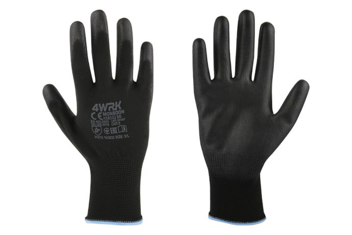 Rękawice rob. 4WRK MONSOON PES/PU KS6002 BB