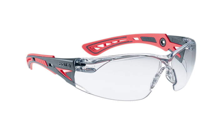 OKULARY OCHRONNE BOLLE RUSH+ SMALL SZARO/RÓŻOWE 1SIZE