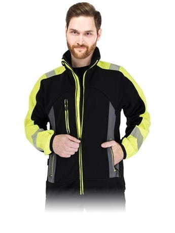 BLUZA OCHRONNA Z POLARU ODBLASKOWA LH-POLVIS BYS