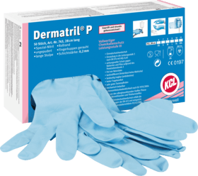 Jednorazowe rękawice nitrylowe DERMATRILL 743 N 