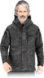 Kurtka ochronna antyprzedarciowa czarno-szara moro Tactical Guard TG-VOLTURE BS