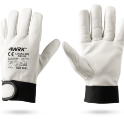 Rękawice Robocze całoskórzane LOGAN Rzep