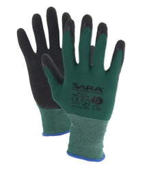 Rękawice powlekane lateksem RPL008 POLYGREEN