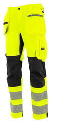 Spodnie do pasa monterskie MONTER HI-VIS