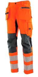 Spodnie do pasa monterskie MONTER HI-VIS
