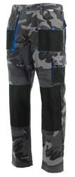 Spodnie do pasa KING Szary Camo + Niebieski Royal Box 1-05-010-57-30 