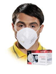 Półmaska Przeciwpyłowa MAS-S-FFP3VABJ400 W UNI
