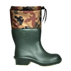 Kalosz GARDEN EVA 56213 filc + kołnierz moro