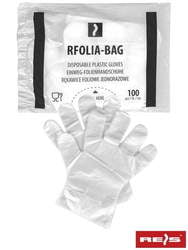 Rękawice Foliowe RFOLIA-BAG T L a-100