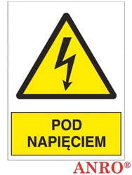Znak Pod napięciem Z-2EOA 74X105