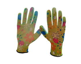 Rękawice Robocze FLOWERS Green PU