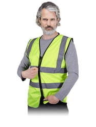 Kamizelka Odblaskowa KOS-MESHZIP YB