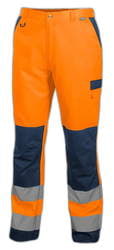 Spodnie do pasa Odblaskowe Drogowiec PG