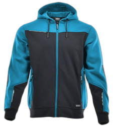Bluza z kapturem rozpinana COMFORT PLUS NIEB