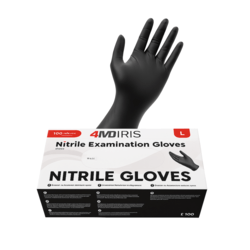 rękawice diagnostyczne nitryl 4MD Iris black