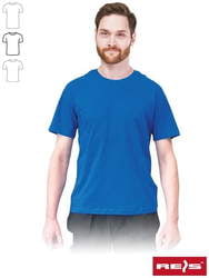 T-shirt męski o standardowym kroju NIEBIESKI TSR-REGU