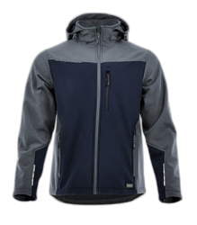 Kurtka Softshell COMFORT PLUS SZARY+GRANATOWY