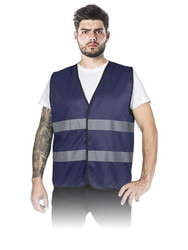 KAMIZELKA OSTRZEGAWCZA KOS-COLOR GRANATOWA