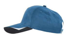 Czapka letnia z daszkiem COMFORT PLUS BŁĘKITNA
